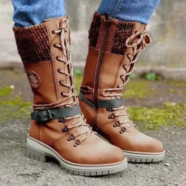 Annalena | Platform Winter Boots with Lace-Up for Women