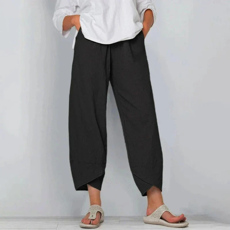 Clara | Wide Leg Cropped Pants for Women