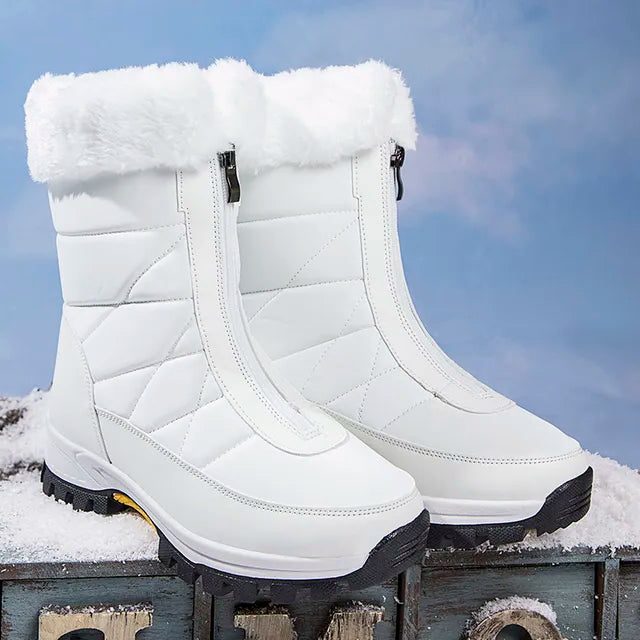 Mariette | Snow Boots with Faux Fur Cuff for Women