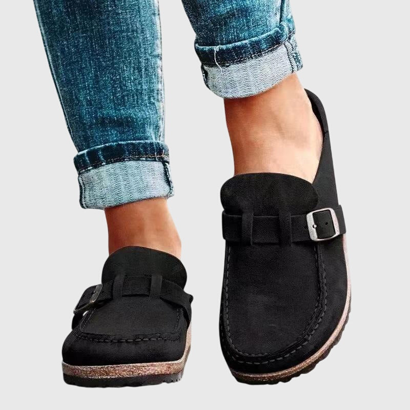 Kendra | Buckle Strap Mule Clogs for Women
