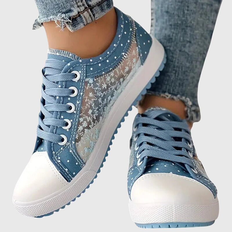 Elena | Lace-Up Platform Sneakers for Women
