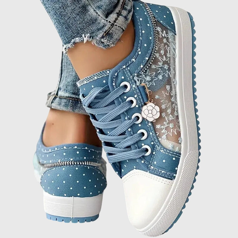 Elena | Lace-Up Platform Sneakers for Women