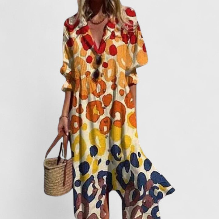 Lexa | Button-Down Maxi Shirt Dress for Women