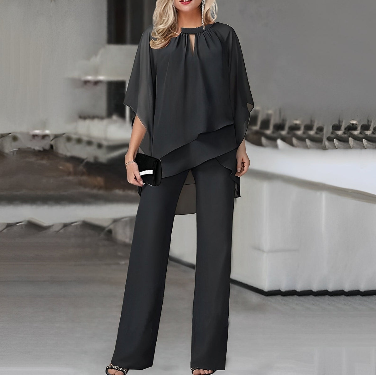 Liesbeth | Wide Leg Two-Piece Set for Women