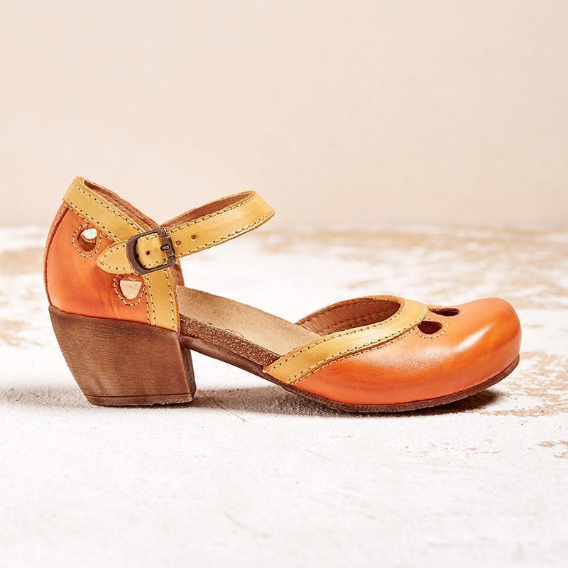 Charlotte | Ankle Strap Mary Jane Flats for Women