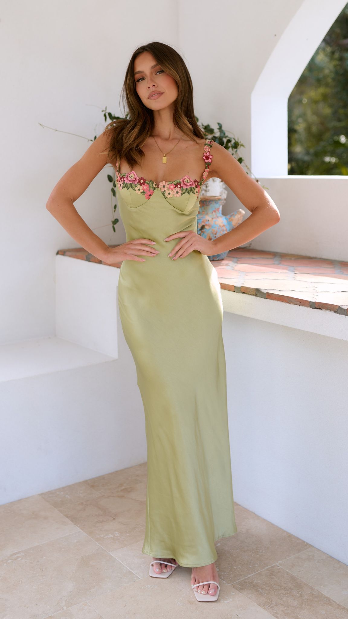 Josephine | Wedding Guest Maxi Dress with Sweetheart for Women