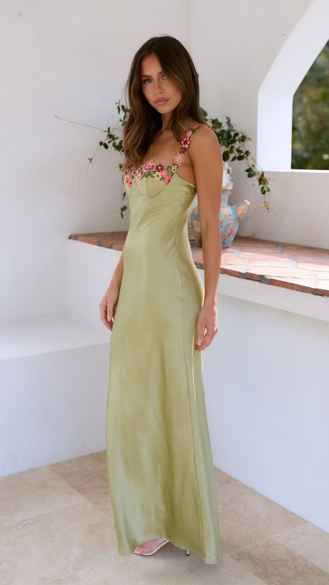 Josephine | Wedding Guest Maxi Dress with Sweetheart for Women