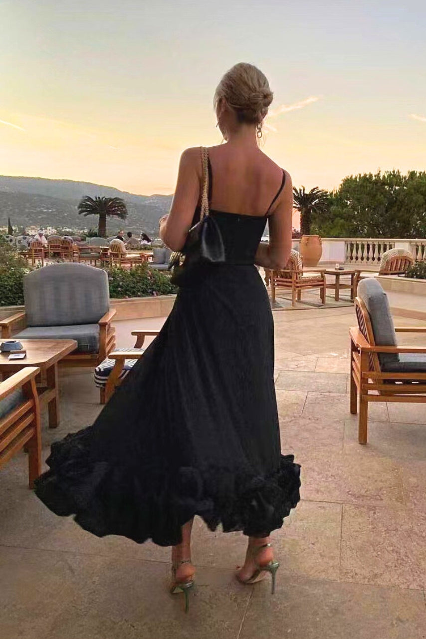 Dahlia | Wedding Guest Sleeveless Maxi Dress for Women