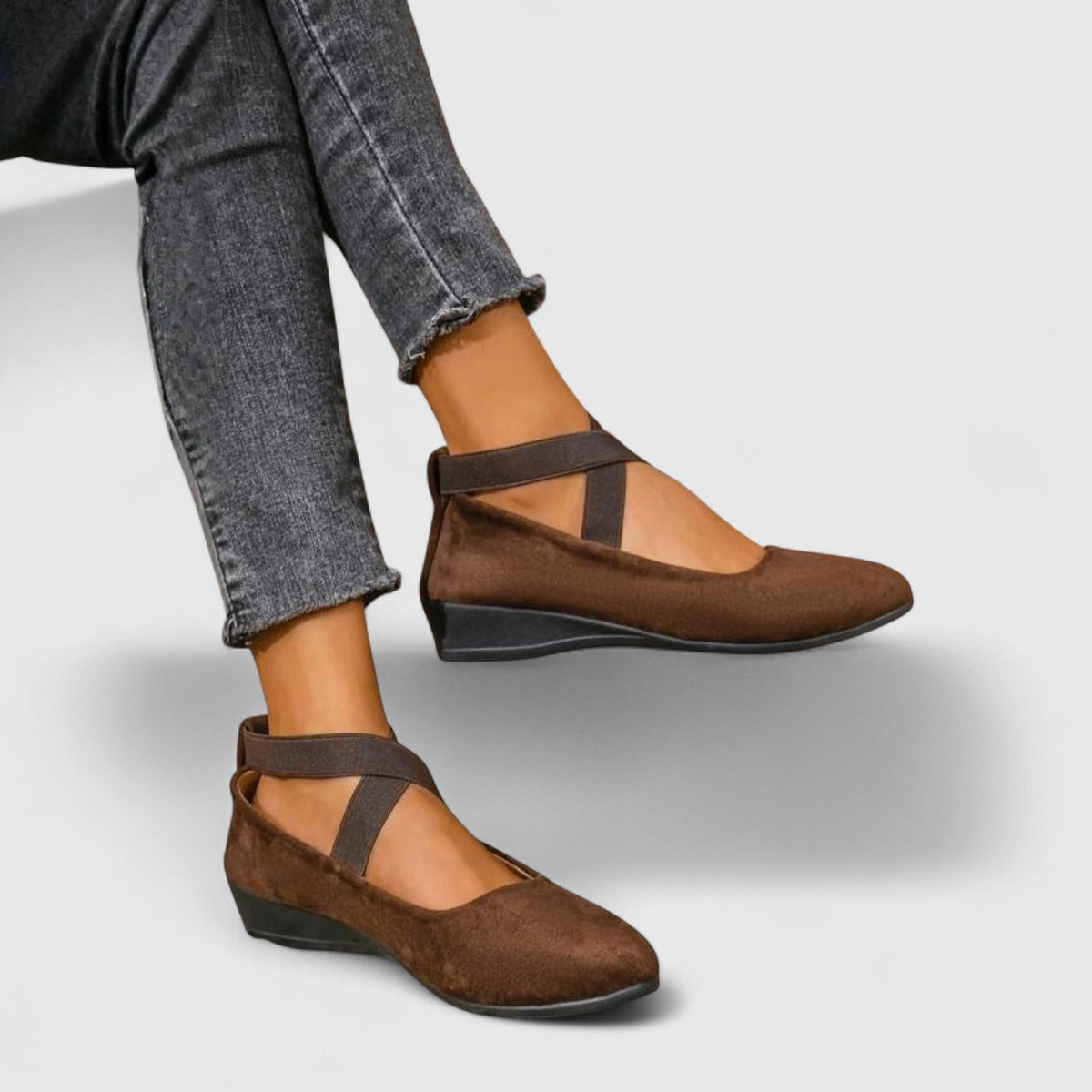 Alva | Ankle Strap Platform Wedge Shoes for Women