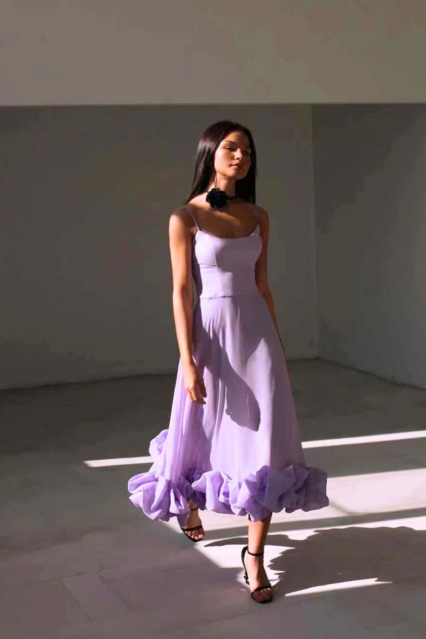 Dahlia | Wedding Guest Sleeveless Maxi Dress for Women