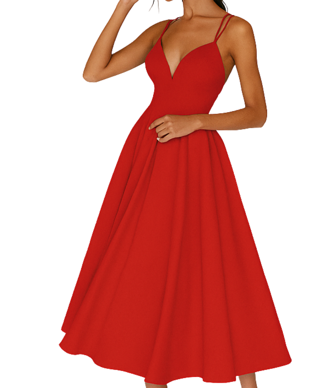 Daisy | Strappy Midi Wedding Guest Dress