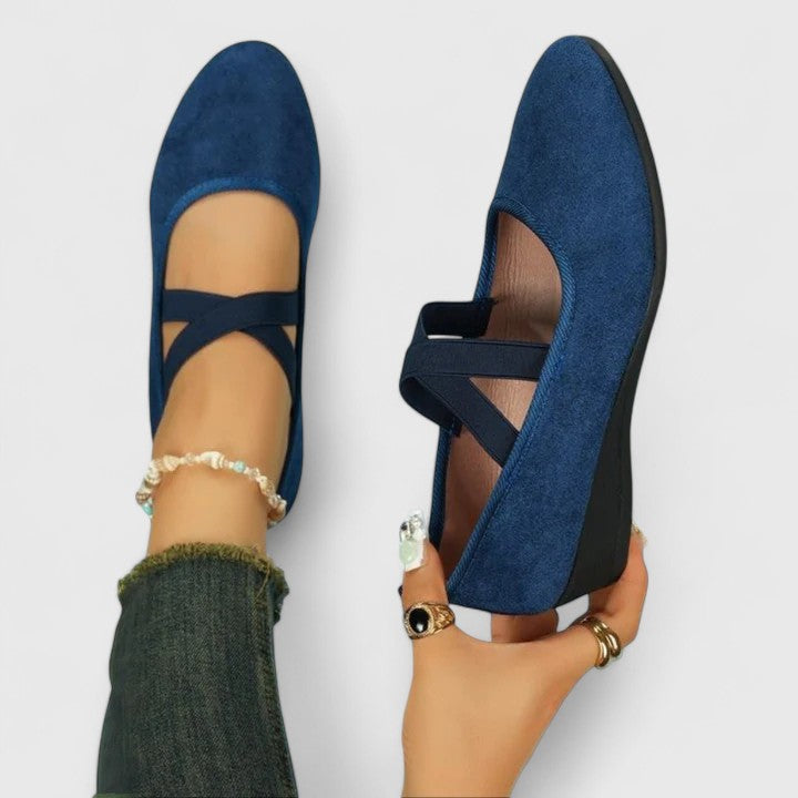 Alva | Ankle Strap Platform Wedge Shoes for Women