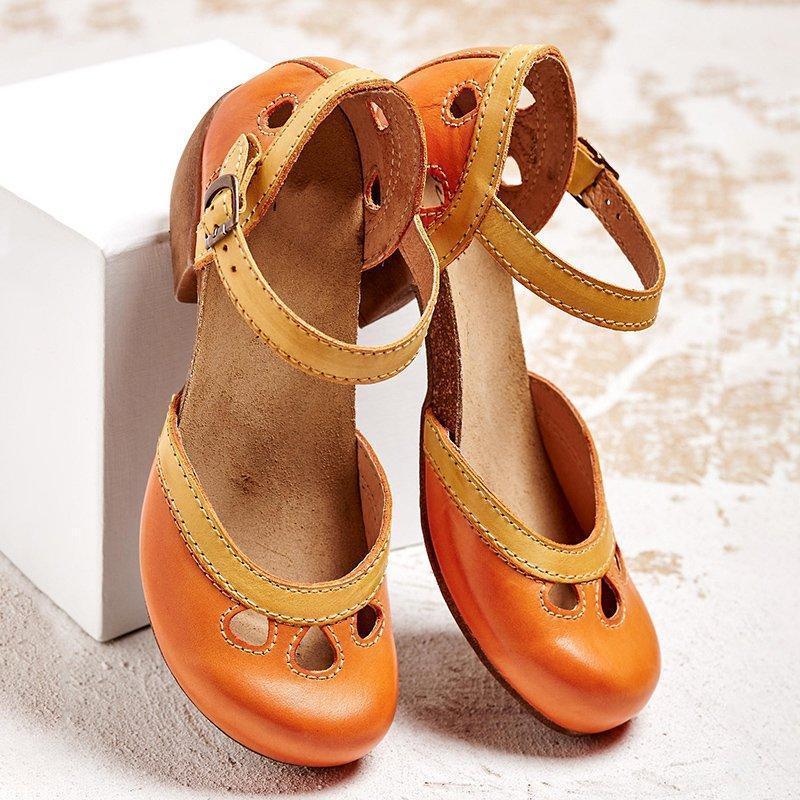 Charlotte | Ankle Strap Mary Jane Flats for Women