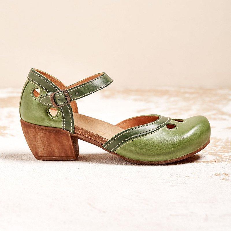 Charlotte | Ankle Strap Mary Jane Flats for Women