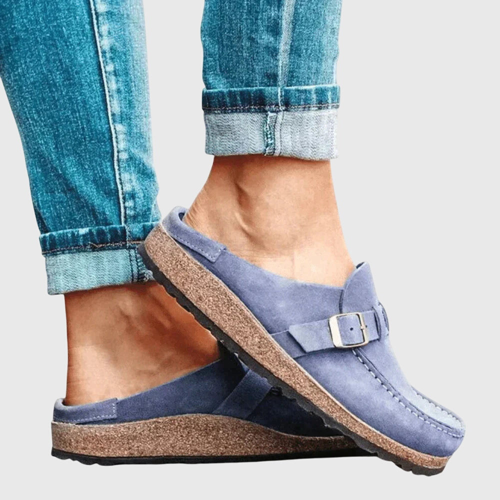 Kendra | Buckle Strap Mule Clogs for Women