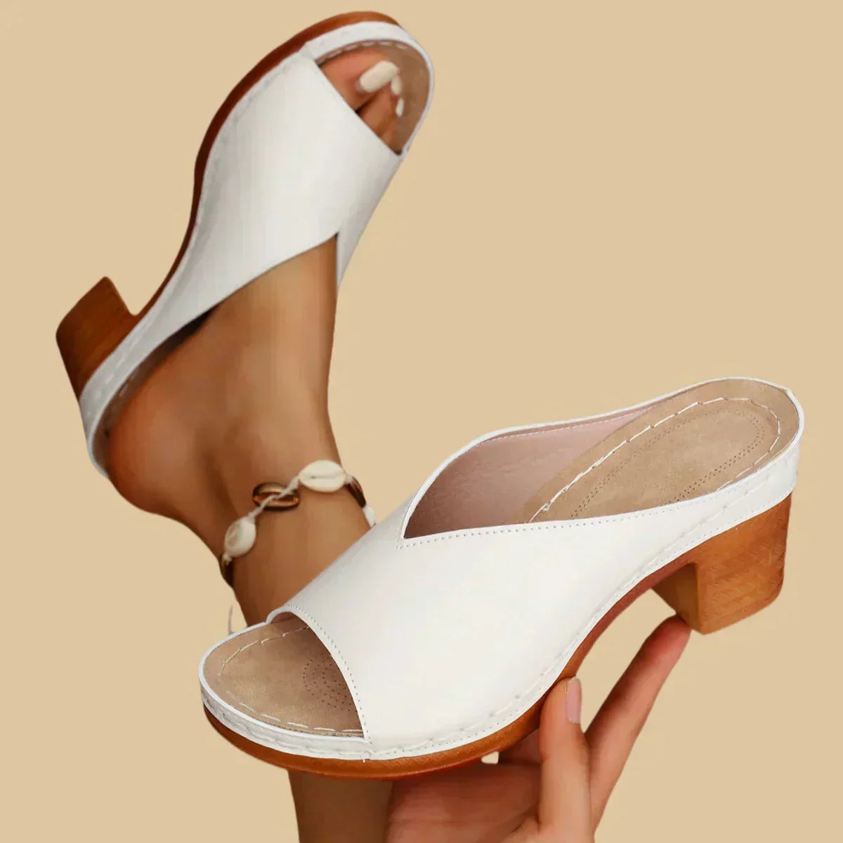 Lisa | Sandals with Thick Heels
