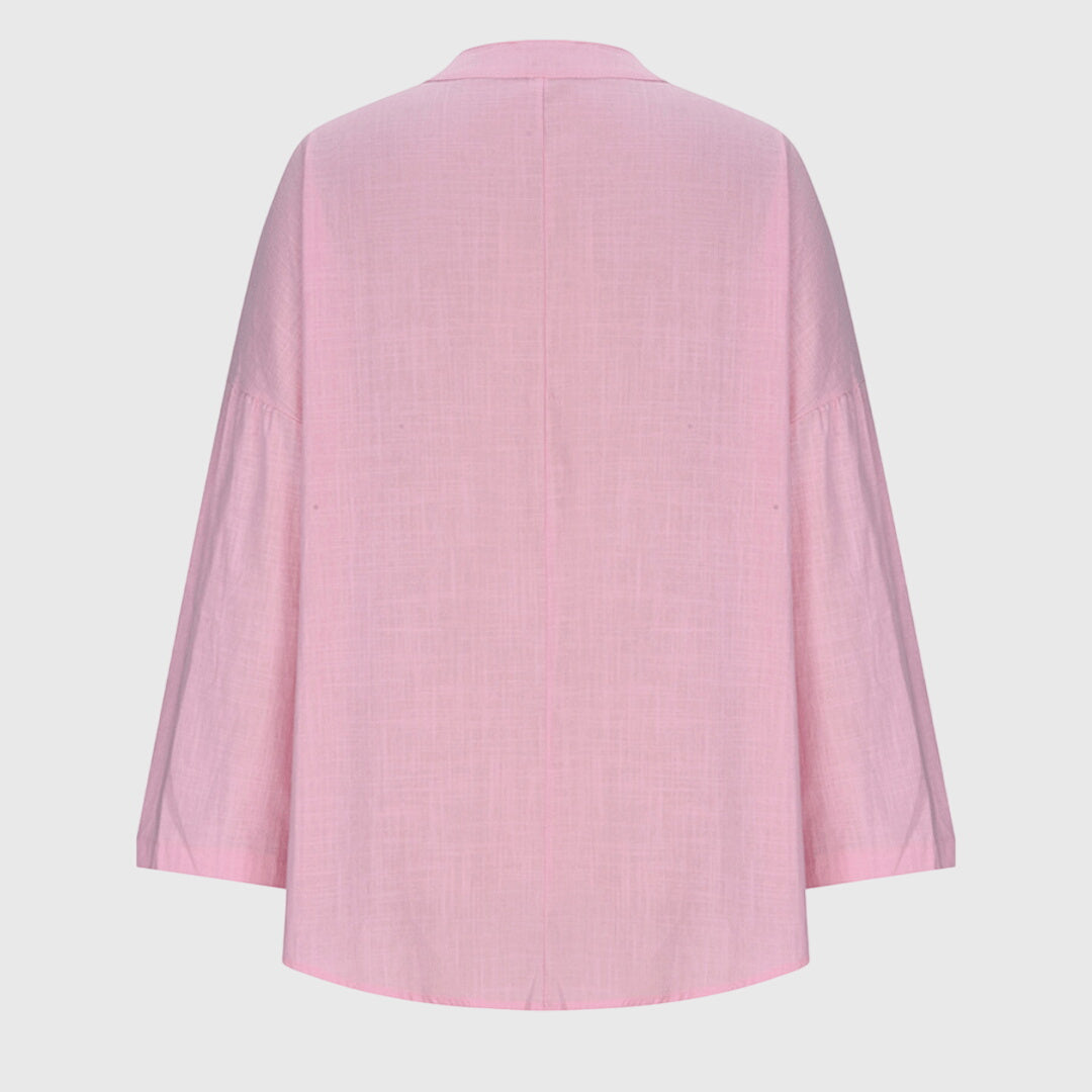 Eglantine | Tunic Shirt with V-Neck and Long Sleeves for Women