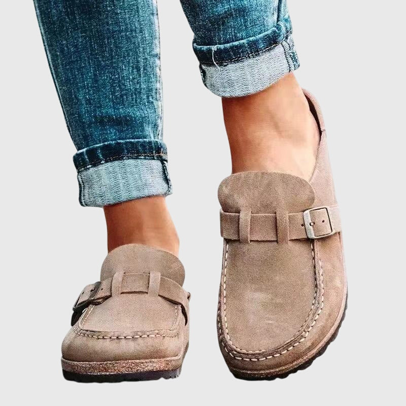 Kendra | Buckle Strap Mule Clogs for Women