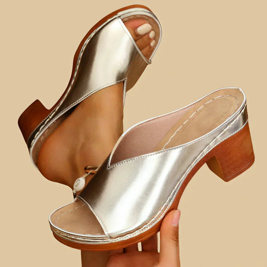 Lisa | Sandals with Thick Heels