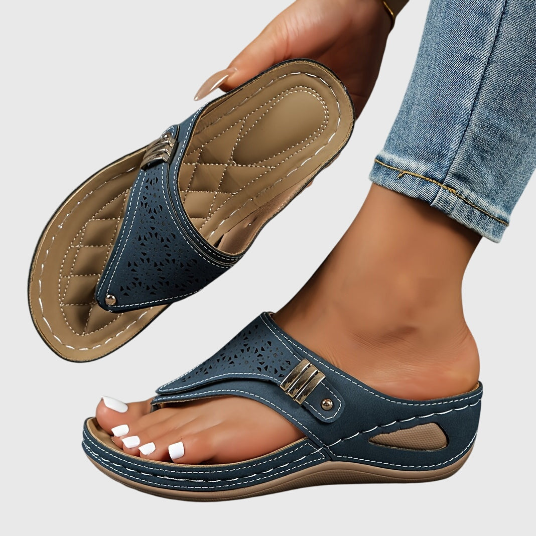 Livia | Platform Thong Sandals for Women