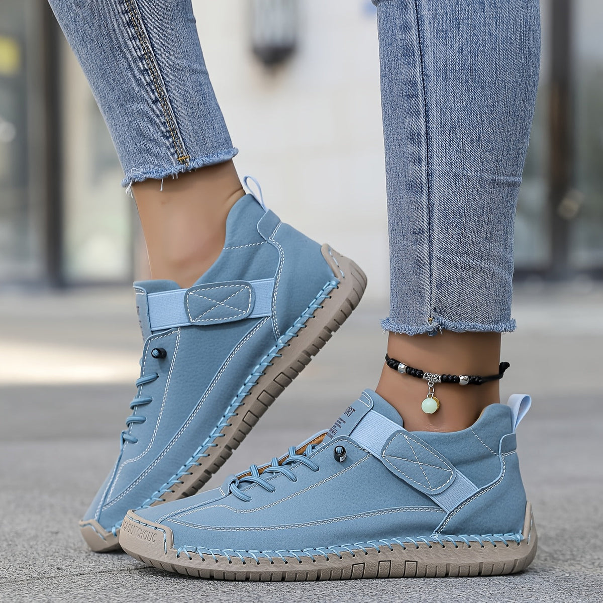 Renée | Lace-Up Ankle Sneakers for Women