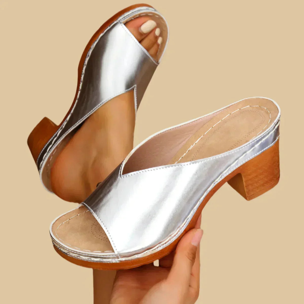 Lisa | Sandals with Thick Heels