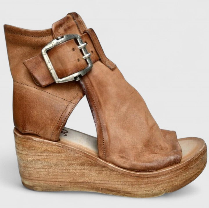 Jess | Wedge Sandals with Ankle Strap