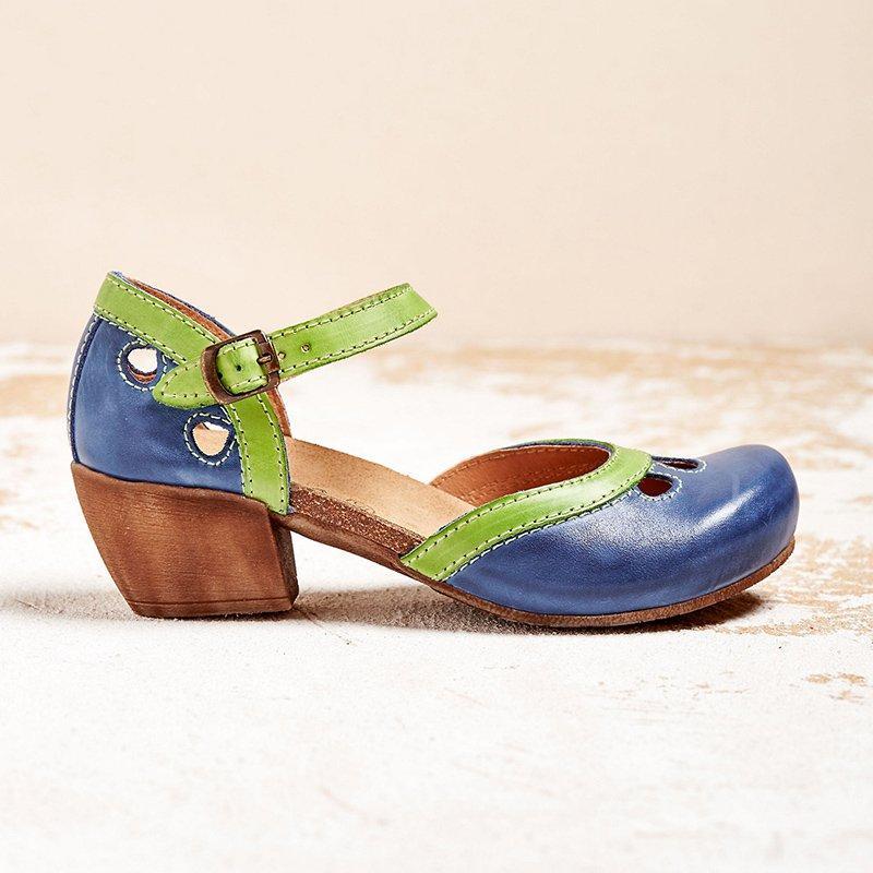 Charlotte | Ankle Strap Mary Jane Flats for Women