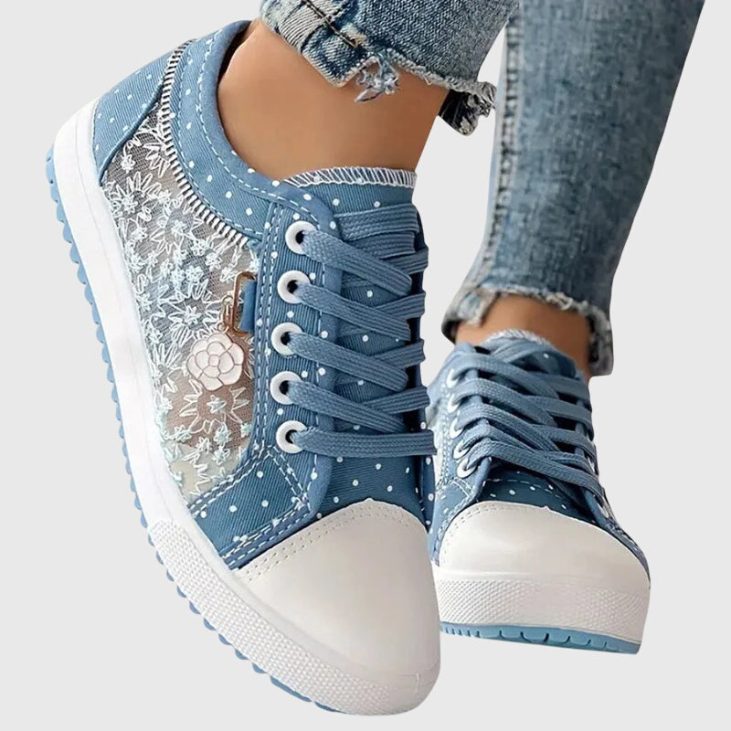 Elena | Lace-Up Platform Sneakers for Women
