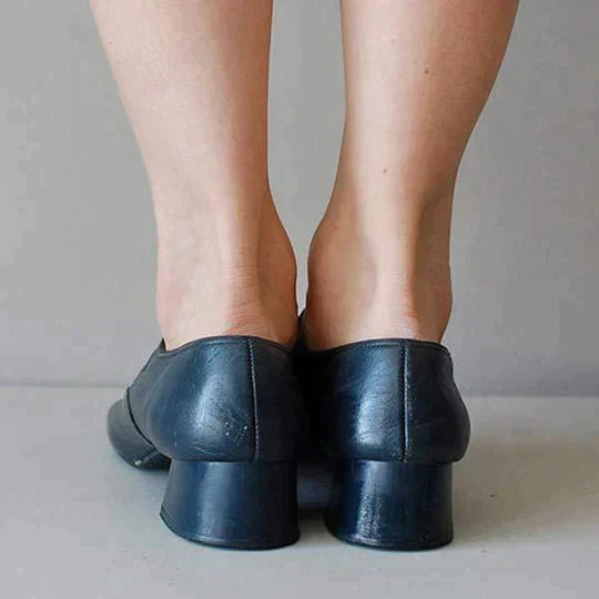 Elvina | Mary Jane Leather Flats for Women