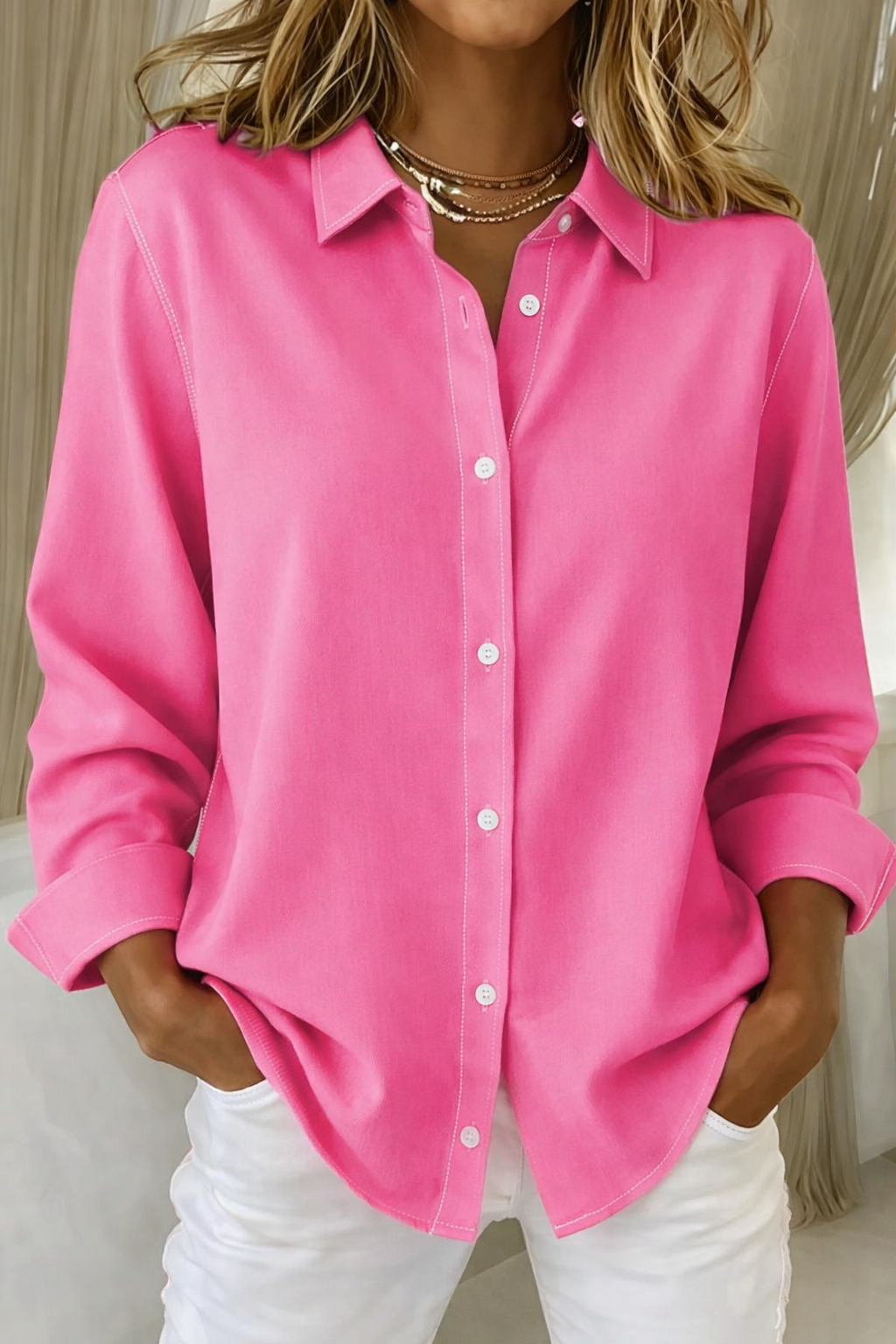 Sophie | Oversized Button-Down Shirt for Women