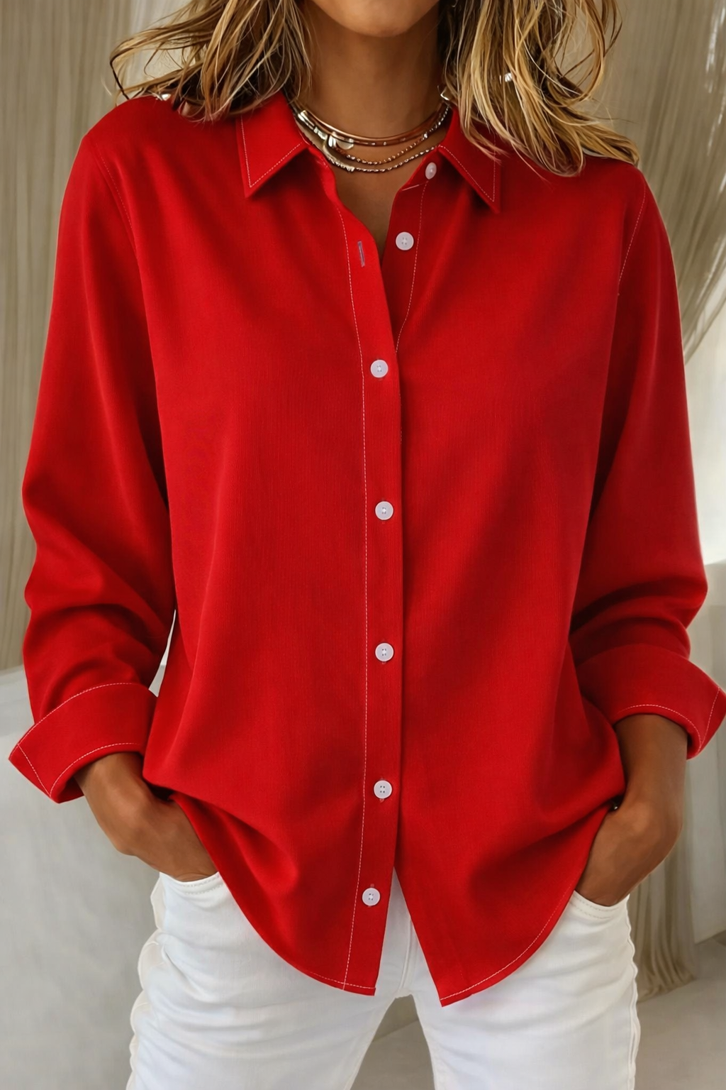 Sophie | Oversized Button-Down Shirt for Women