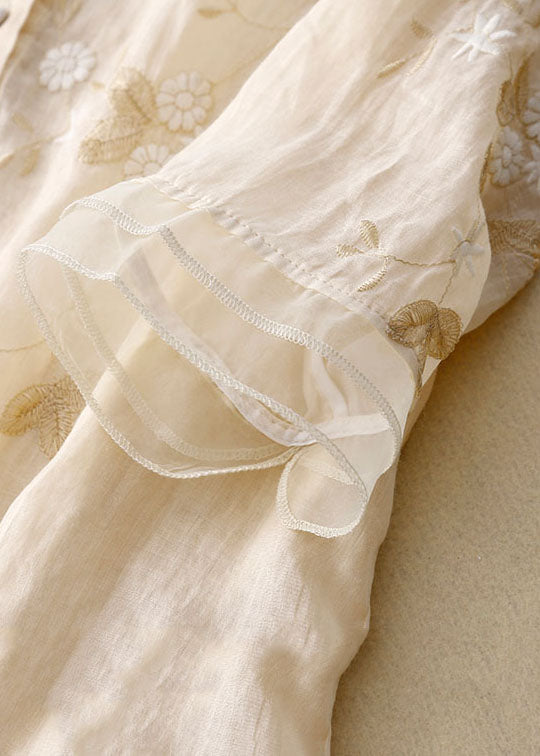 Lucetta | Floral Linen Blouse for Women