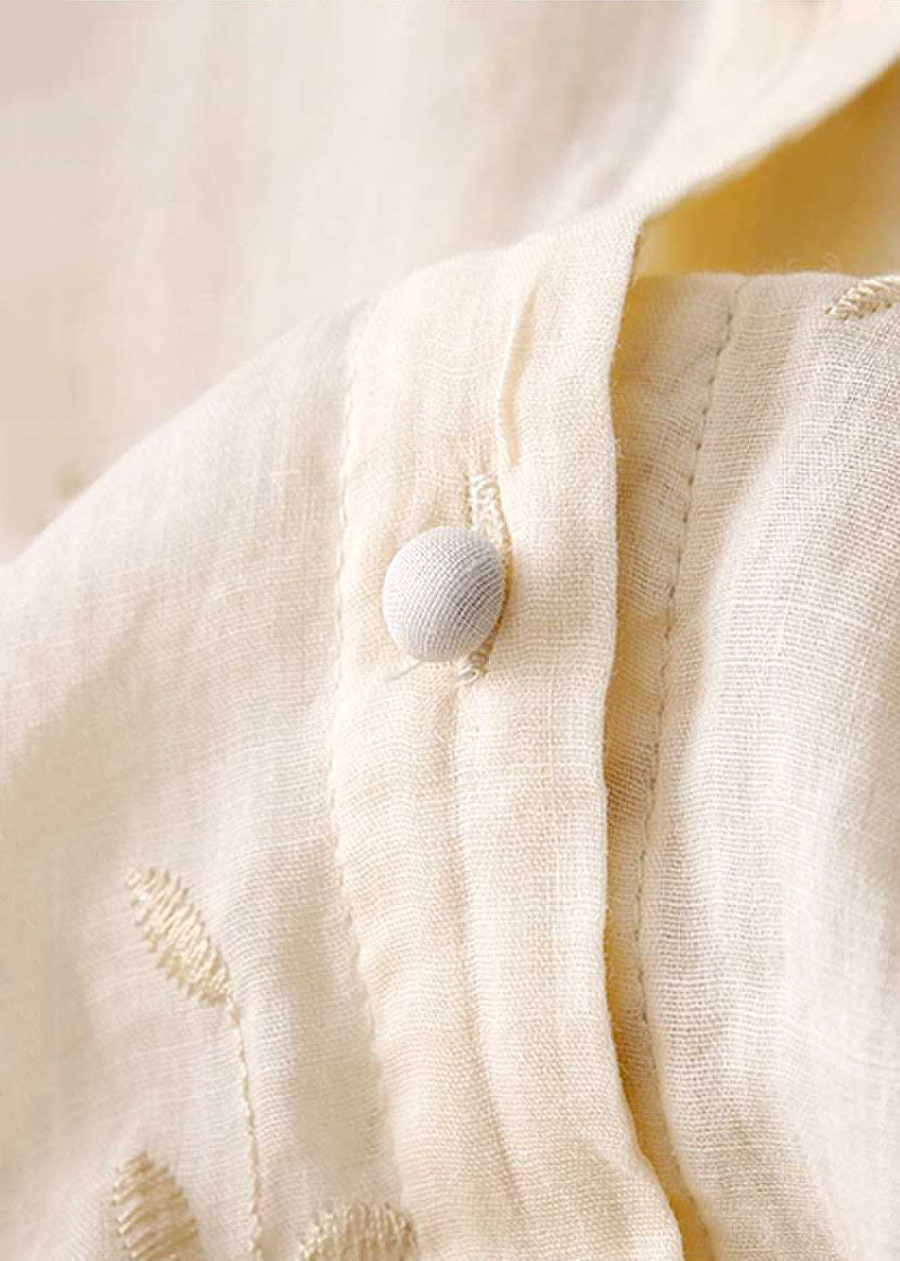 Lucetta | Floral Linen Blouse for Women