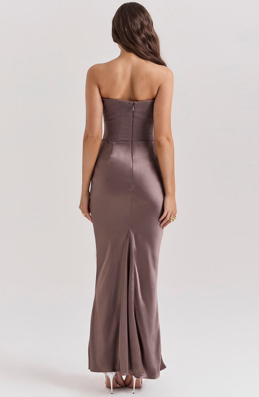 Aletheia | Wedding Guest Strapless Maxi Dress for Women