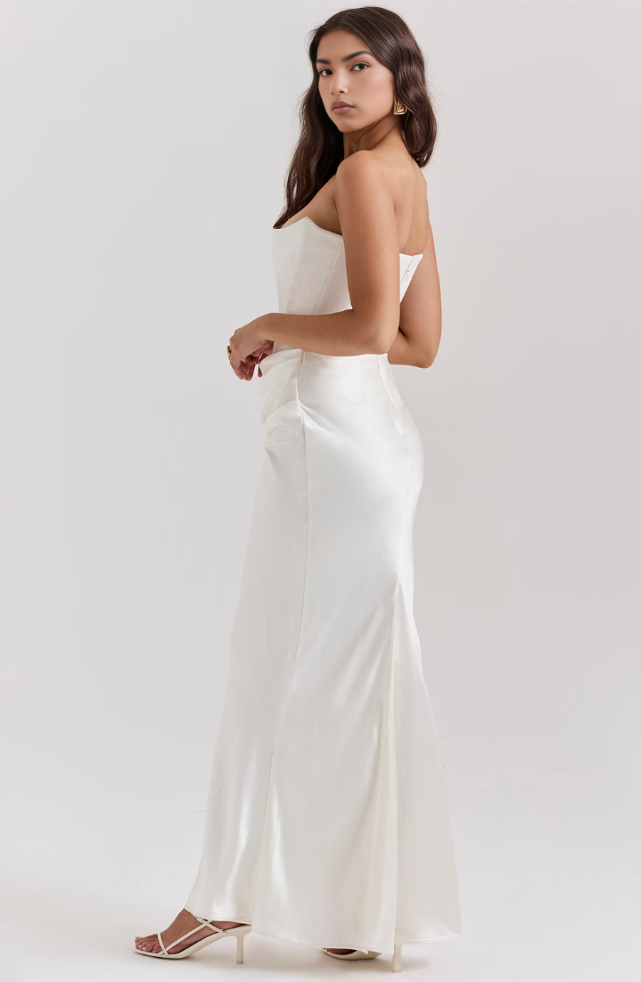 Aletheia | Wedding Guest Strapless Maxi Dress for Women