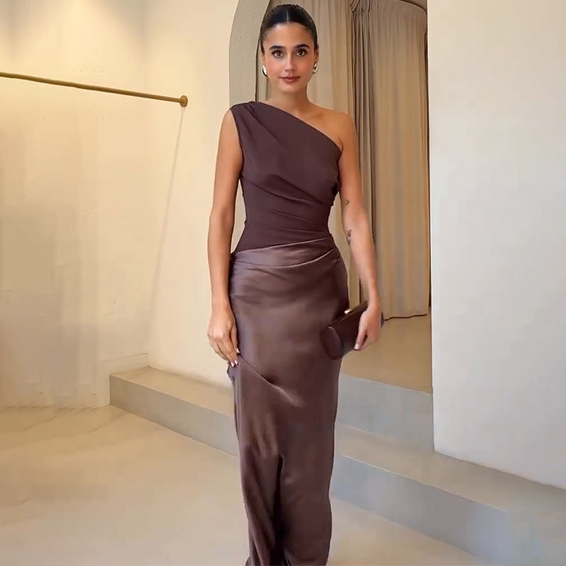 Maya | One-Shoulder Evening Wedding Guest Dress