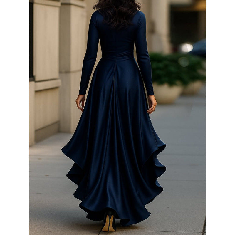 Constance | Wrap V-Neck Long Sleeve Maxi Dress for Women