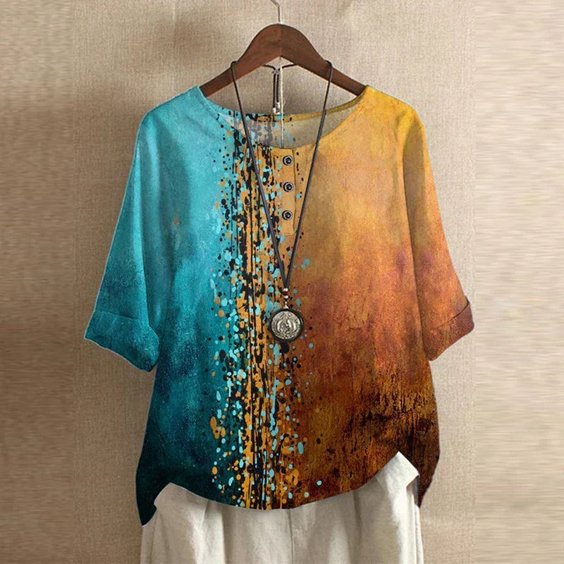 Henrietta | Floral Vintage Blouse for Women