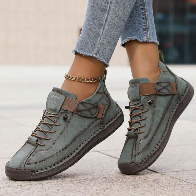 Renée | Lace-Up Ankle Sneakers for Women