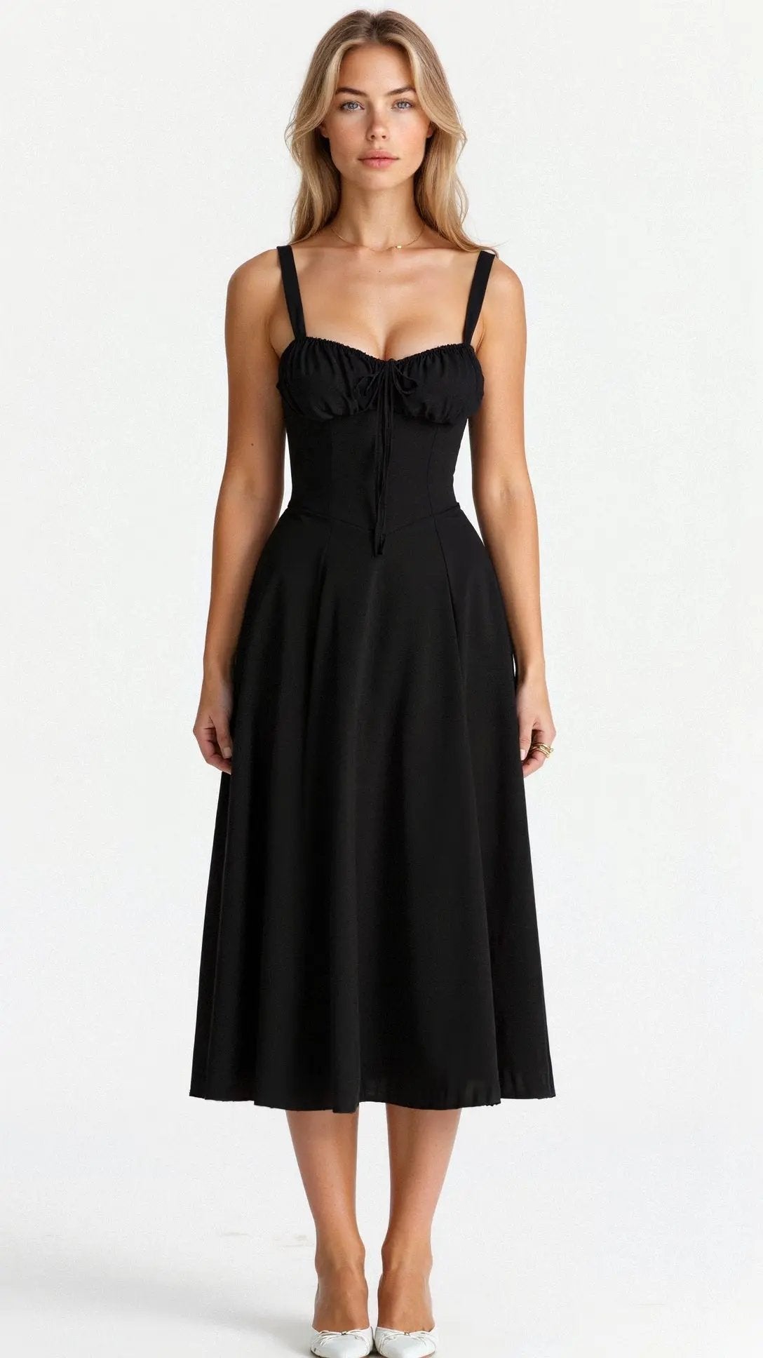 Kayla | Sleeveless Summer Midi Dress