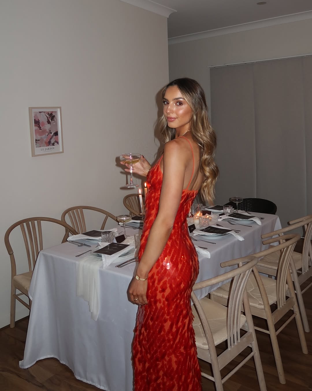 Holly | Sequin Wedding Guest Backless Maxi Dress for Women