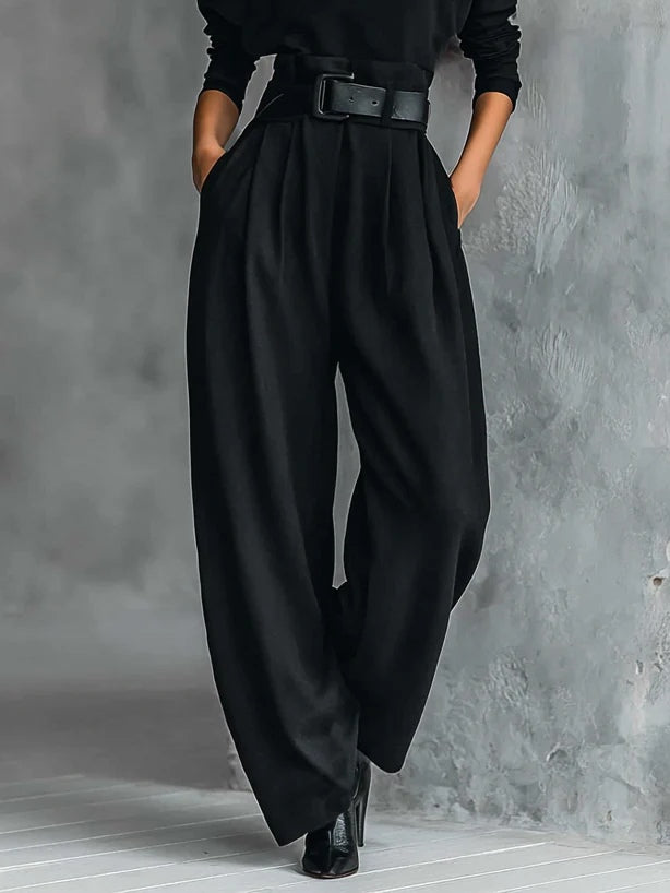 Lisa | High-Neck Wide Leg Jumpsuit Set for Women