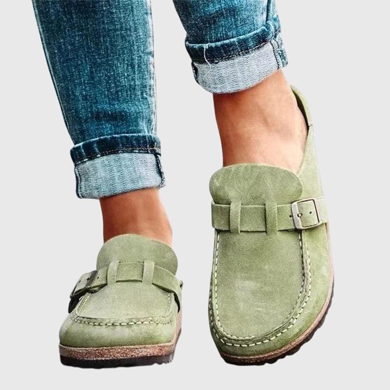 Kendra | Buckle Strap Mule Clogs for Women