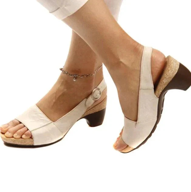 Adrianna | Women's Block Heel Slingback Sandals