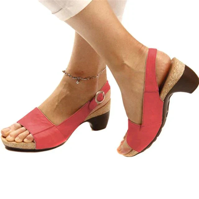 Adrianna | Women's Block Heel Slingback Sandals