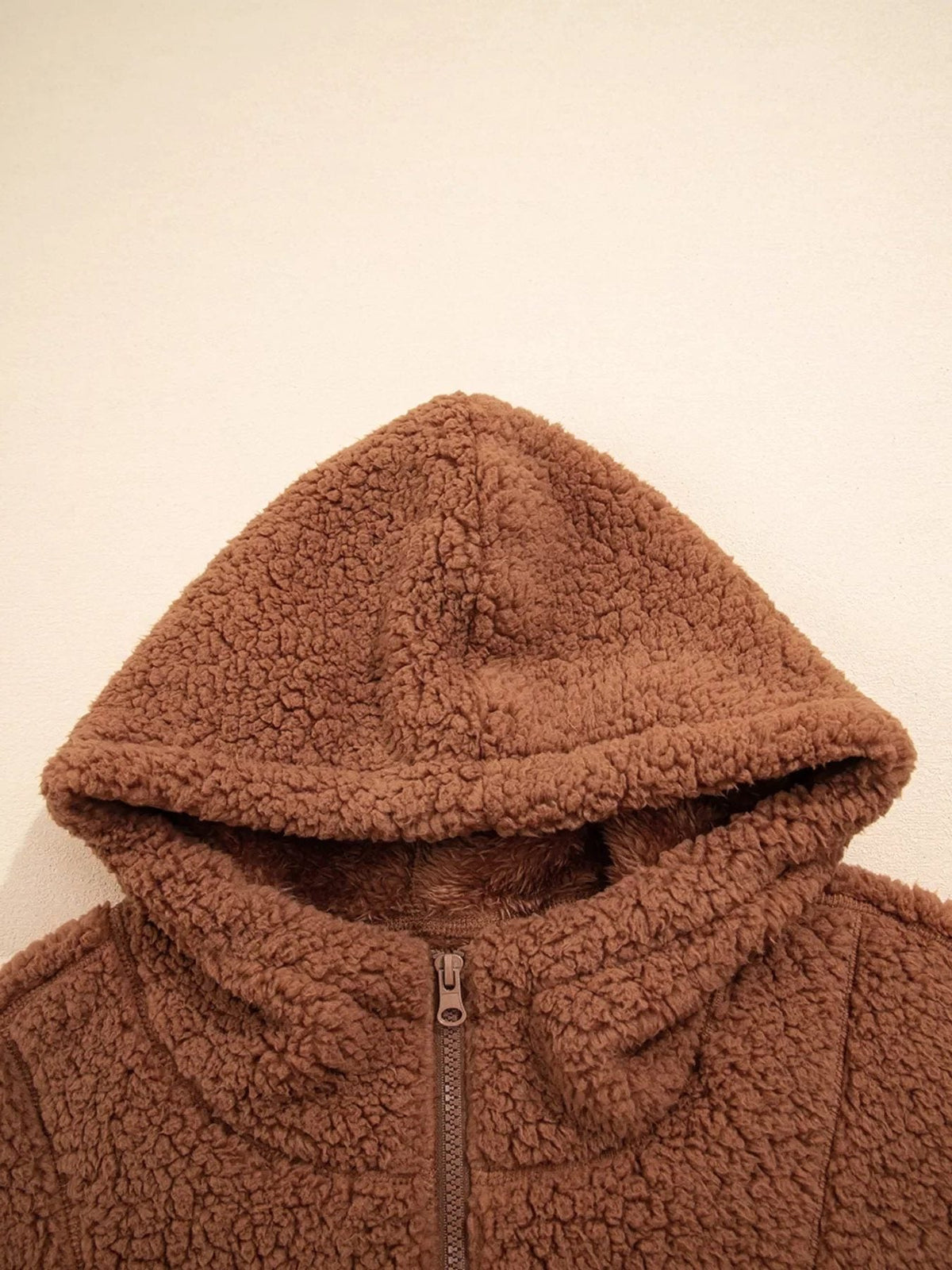 Aileen | Oversized Teddy Zip-Up Jacket for Women