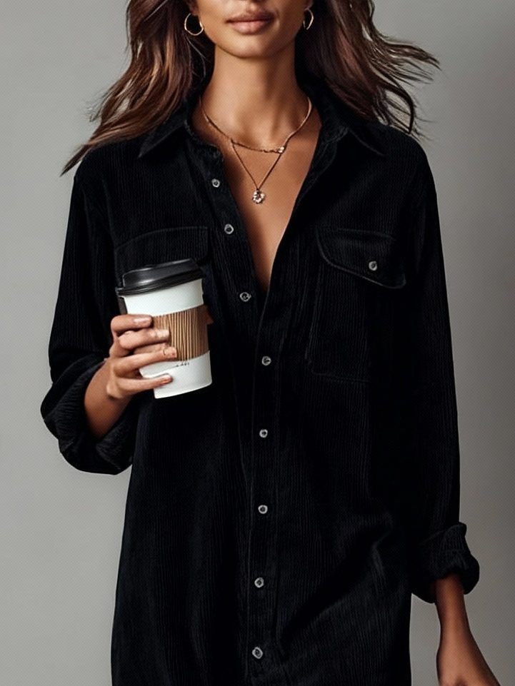 Albertine | Button-Down Midi Shirt Dress for Women