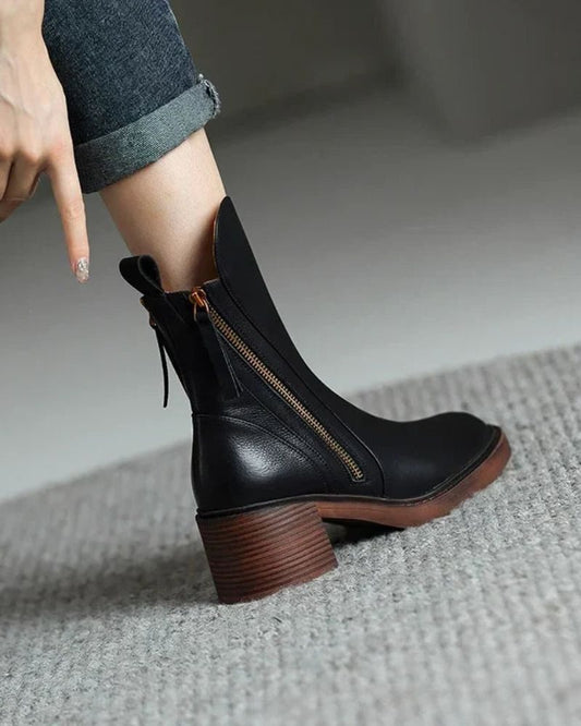 Alexandra | Block Heel Ankle Boots for Women