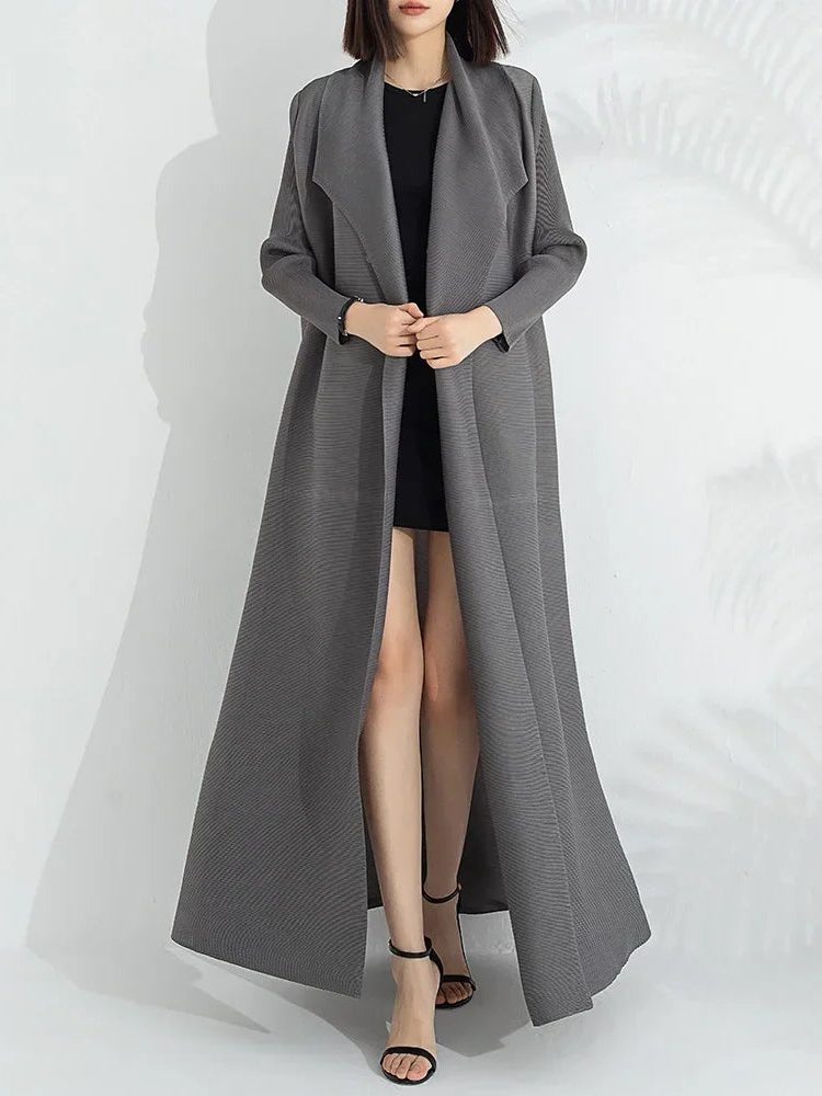 Alyssia | A-Line Wrap Maxi Dress with Belt for Women